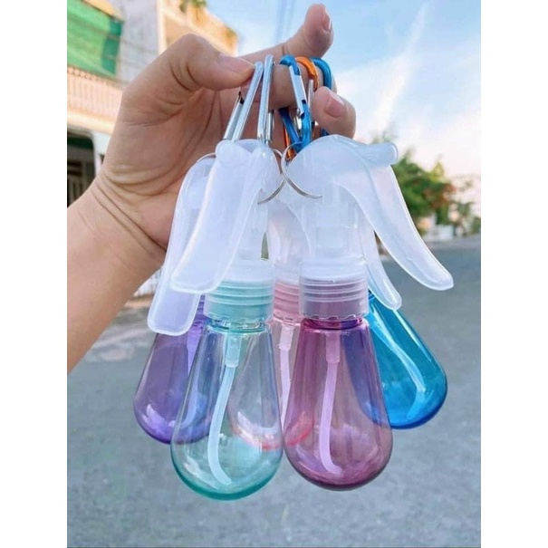 Giá Siêu Rẻ - Lọ Xịt Khử Khuẩn Mini Có Móc Khóa Treo Tiện Lợi