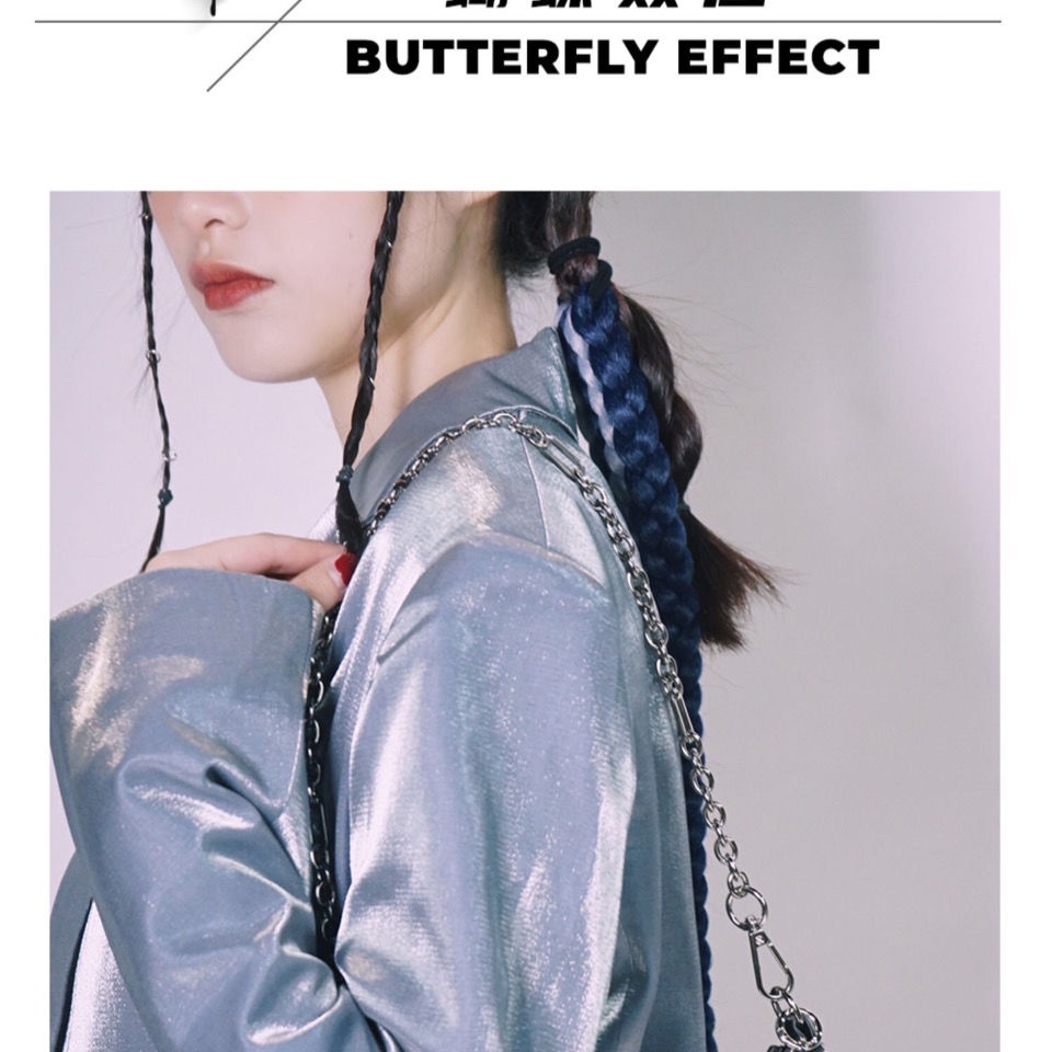 Túi Kẹp Nách Đựng Điện Thoại Màu Đen/Bạc 2022 Phong Cách Mới Thời Trang Dành Cho Nữ Y2k