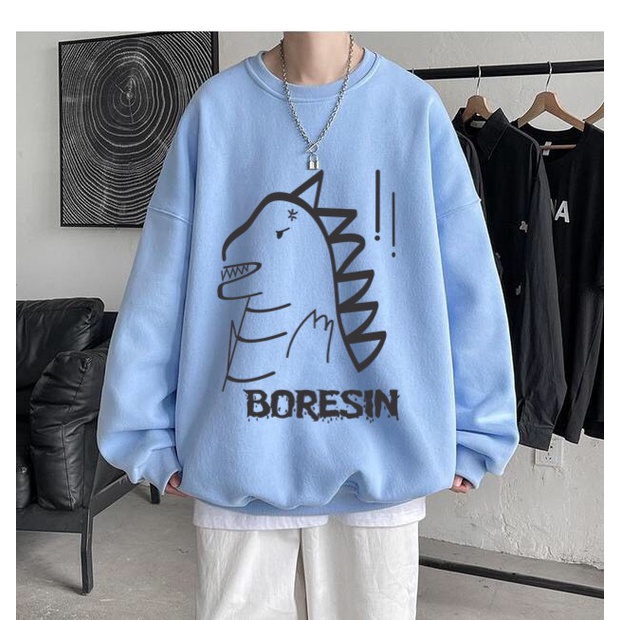 [ Mã 12FASHIONSALE1 giảm 10K đơn 50K ] áo sweater nam nữ chất nỉ form rộng cổ tròn dài tay họa tiết theo Trend APD02 | BigBuy360 - bigbuy360.vn