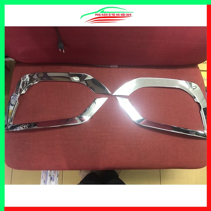 Ốp viền đèn gầm trước Tucson 2019-2021 mạ Crom chống trầy trang trí làm đẹp xe
