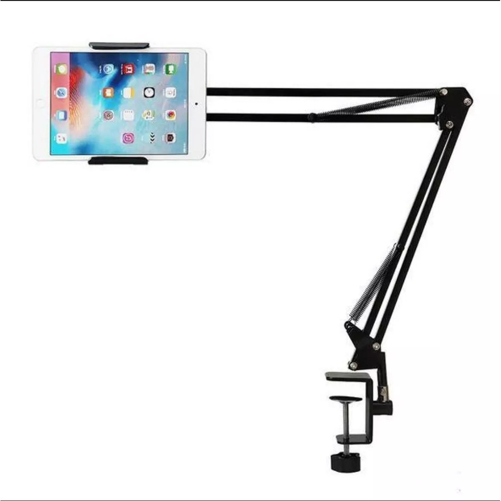 Giá Đỡ Điện Thoại, Ipad Xem Phim Kẹp Đầu Giường, Bàn xoay 360 độ 3 khớp điều chỉnh cao cấp