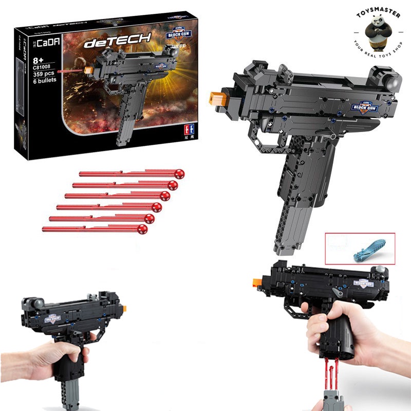 Đồ Chơi Lắp Ráp Kiểu LEGO Mô Hình Súng Rifle PUBG MINI UZI Mac 10 Classic Cada C81007 Với 300+ Mảnh Ghép