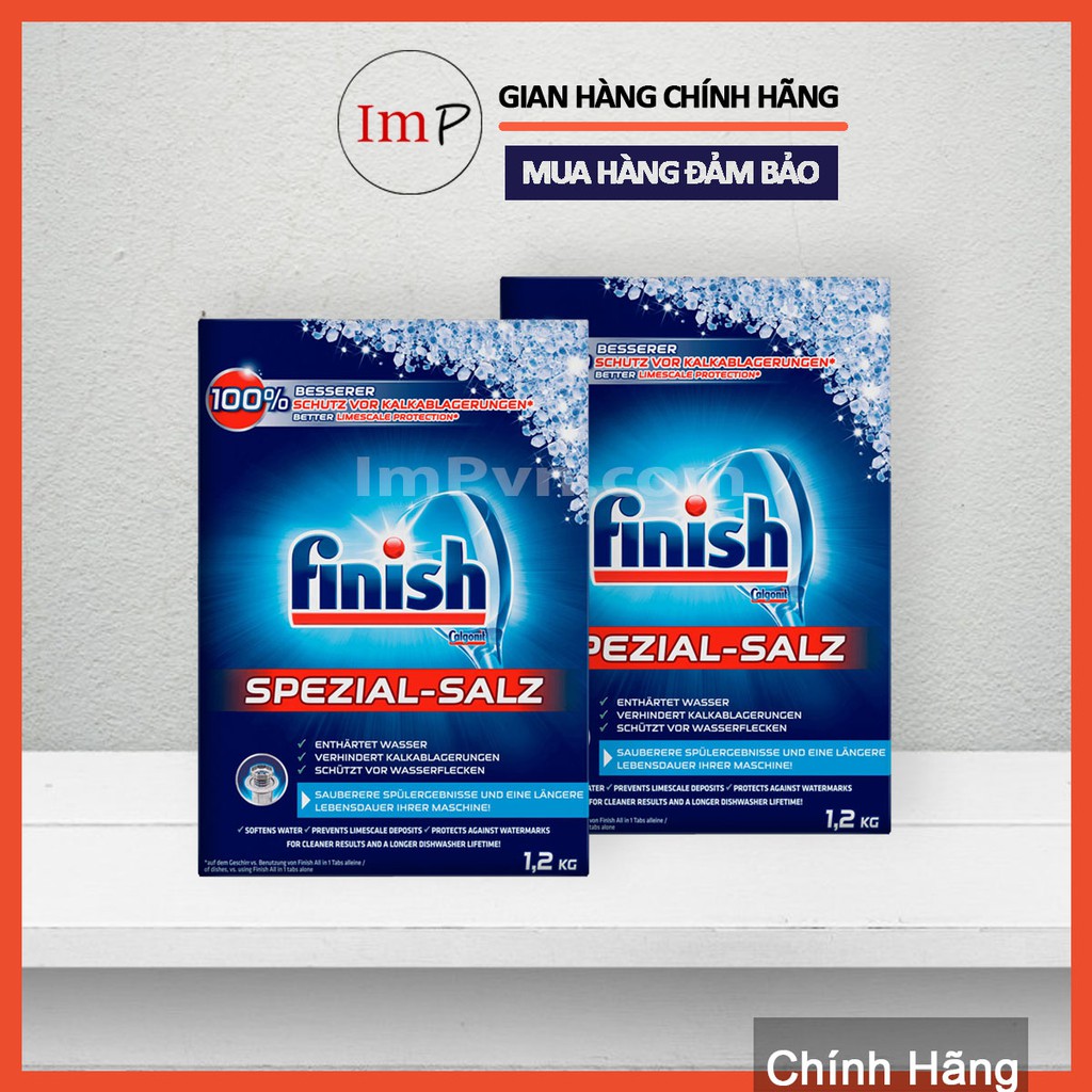 Muối làm mềm nước máy rửa bát Finish 2.4 kg - ImP