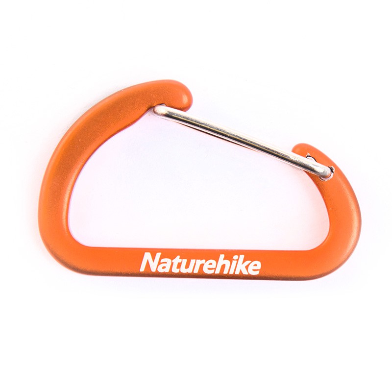 NATUREHIKE Bộ 16 Móc Khóa Hợp Kim Nhôm Hình Chữ D 4cm Chuyên Dụng Cho Leo Núi Cắm Trại