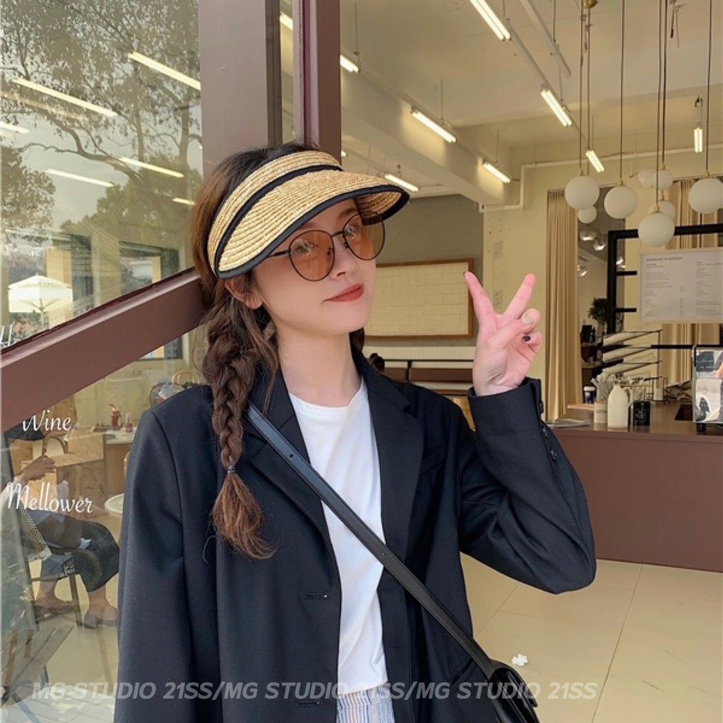 MG STUDIO/summer wheat straw hat