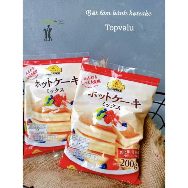 Bột hotcake pha sẵn cho bé ăn dặm từ 12 tháng tuổi, bột làm bánh thơm ngon tiện lợi