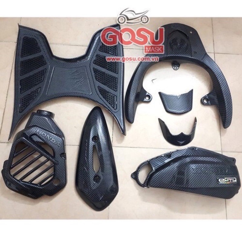 bộ ốp cacbon cho SH mode 2013-2019.( có bán rời)