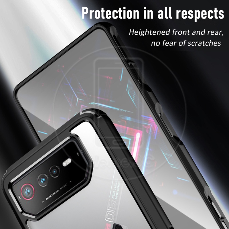 Ốp Điện Thoại Acrylic Cứng Trong Suốt Cho ASUS ROG Phone 6 6D ROG6