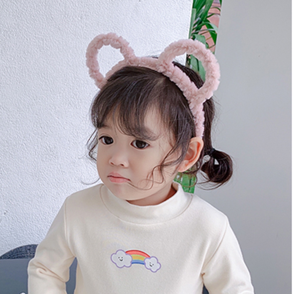Băng đô hình tai thỏ/gấu hoạt hình cho nữ