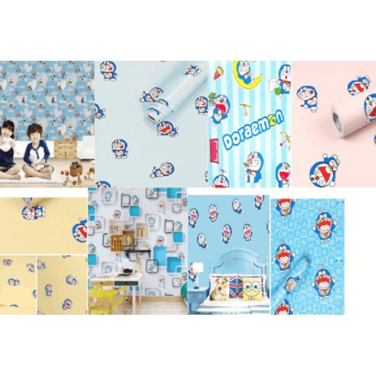 Decal giấy dán tường lẻ mét bán thanh lý khổ 45cm keo sẵn