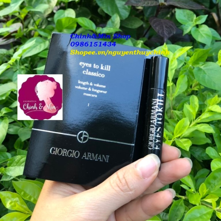 Chuốt mi Giorgio Armani Eyes To kill Mascara màu đen 2ml | BigBuy360 - bigbuy360.vn