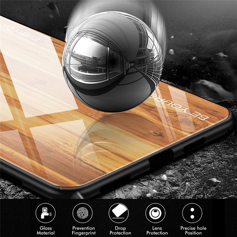 Ốp Điện Thoại Mặt Kính Chống Sốc Cho Xiaomi Redmi Note10 Note10S Note 10 S 10S Pro 10