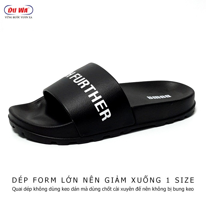 Dép quai ngang nam, nữ siêu nhẹ  STEP FURTHER - Hàng chính hãng DUWA D18