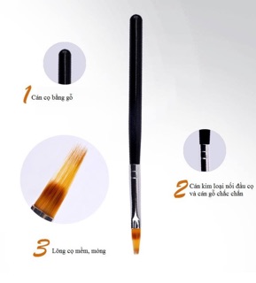 CỌ VẼ OMBRE CÁN GỖ ĐEN