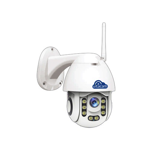 CAMERA IP WIFI PTZ NGOÀI TRỜI VITACAM DZ1080S PRO 2.0 MPX PRO XOAY 355 ĐỘ, ĐÀM THOẠI 2 CHIỀU