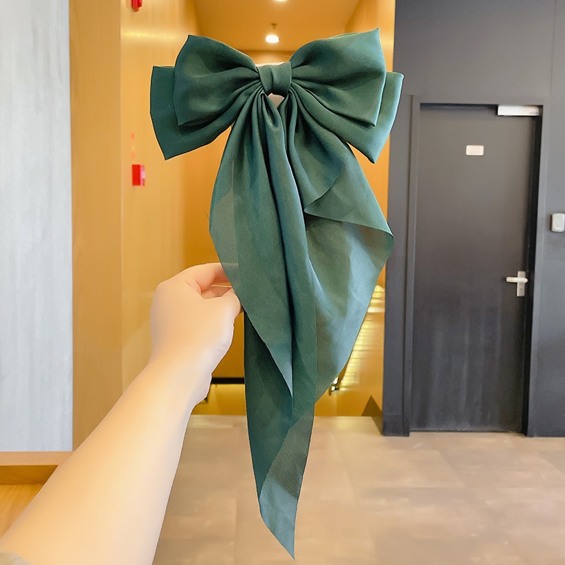 Kẹp Tóc Nơ Tua Rua Thời Trang Hàn Quốc