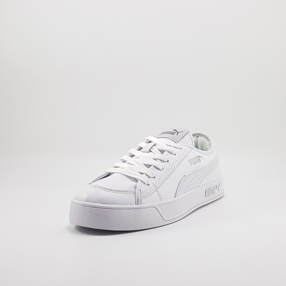 [Video + Ảnh thực] Giày Sneaker PM Smash V2 Vulc Leather Full White