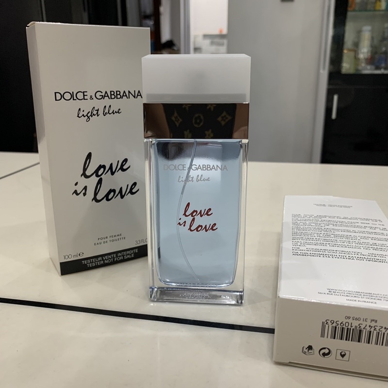 Nước hoa tester d&g light blue love is love edt 100ml