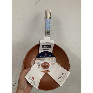 Chảo chống dính ceramic sâu lồng super chef sc-df2024 / 24cm