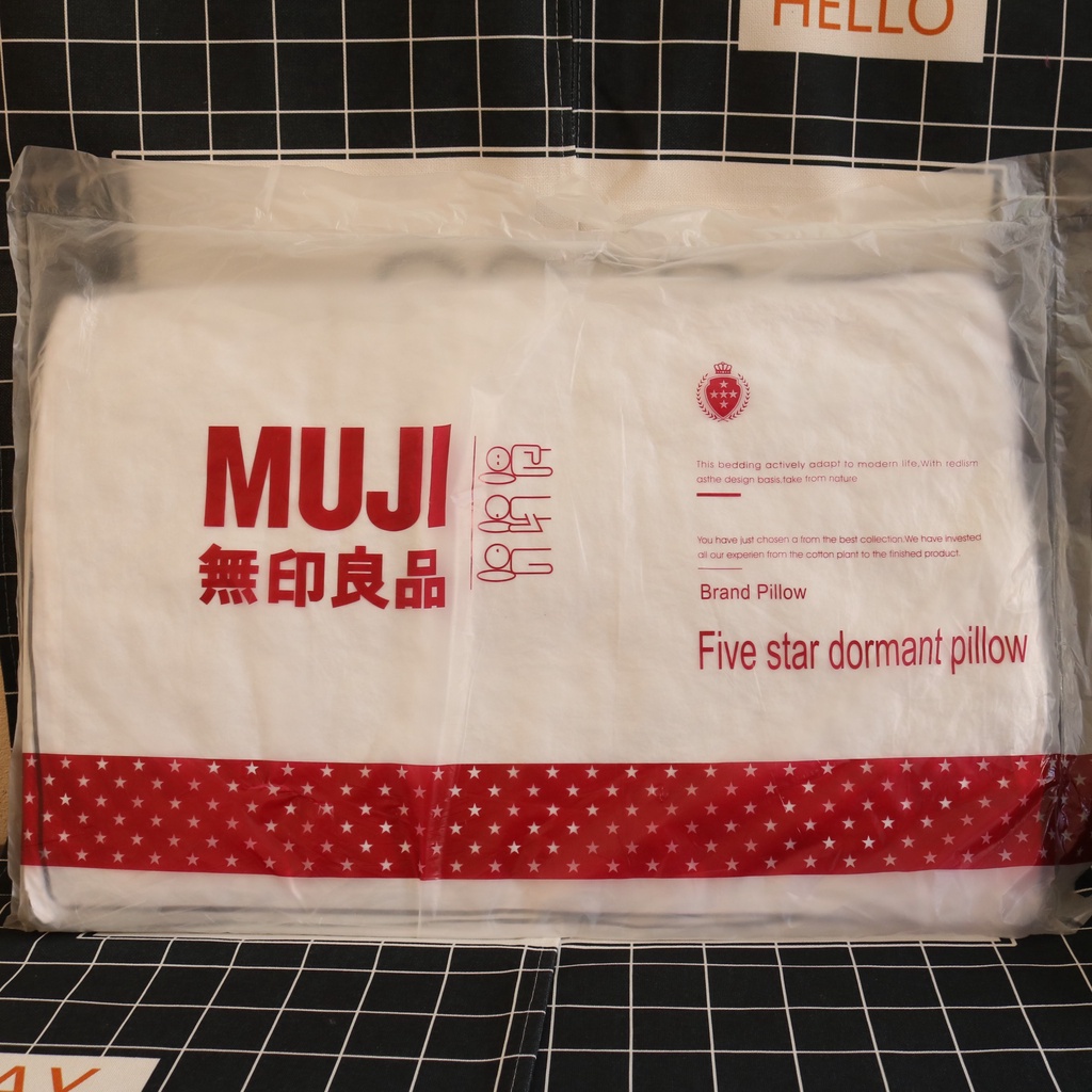 Cặp Ruột Gối Muji Bông Gòn Size 50X70 Tinh Khiết Loại Mỏng Siêu Mềm Thoải Mái Napbedding