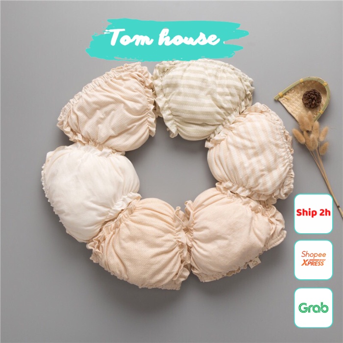 Quần mặc ngoài bỉm cho bé chất cotton organic 100% sợi bông hữu cơ tự nhiên an toàn cho trẻ