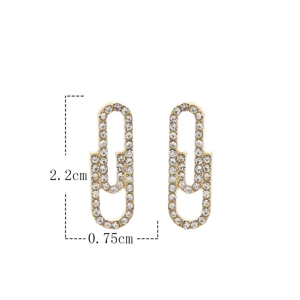 Bông Tai Hình Học Thời Trang Cho Nữ|Đôi Bông Tai Kẹp Giấy Thời Trang Cho Nữ