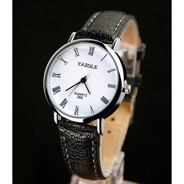 Đồng hồ nữ dây da Yazole YA007