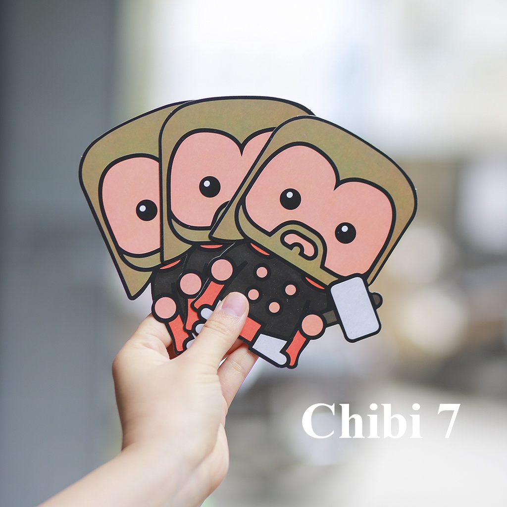 Lì xì hoạt hình CHIBI tết 2023 Lì xì hình thú