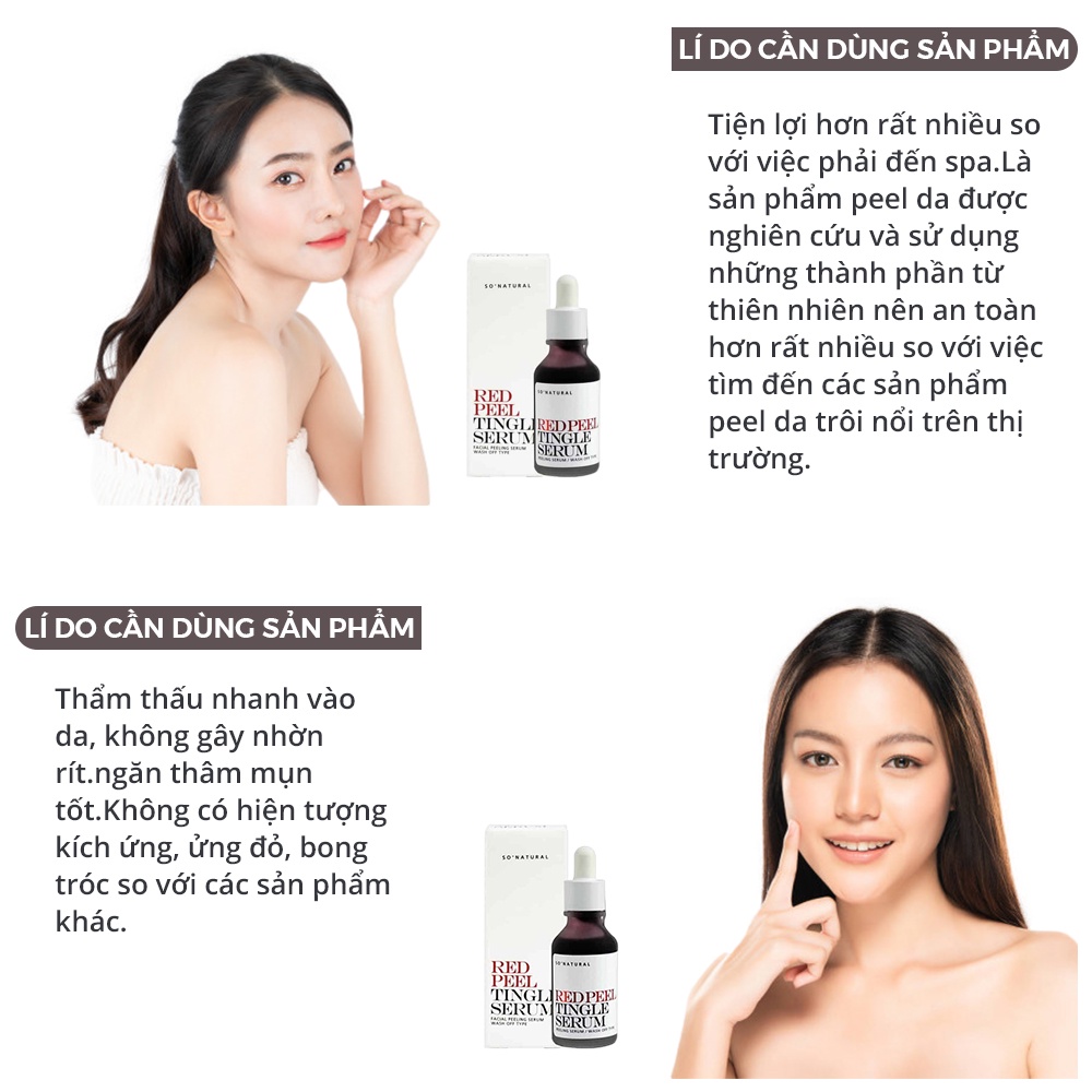 Serum tái tạo da thay da sinh học Red Peel Tingle LUVELA SR11