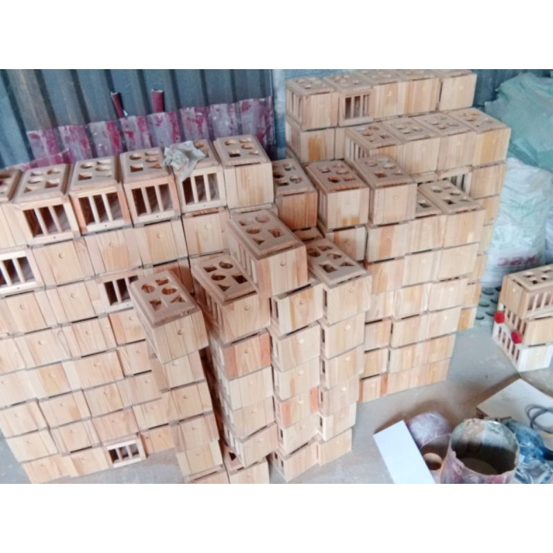 Xe cũi thả hình bằng gỗ