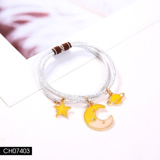 CH074 Cộc tóc CHARM Hàn Quốc - BST Goodnight - Moon Star