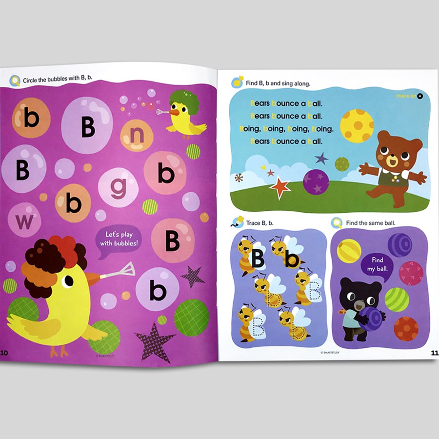 Sách - Bảng Chữ Cái ABC - Activity 1 (A-M) - (Dành cho trẻ 3-6 tuổi)