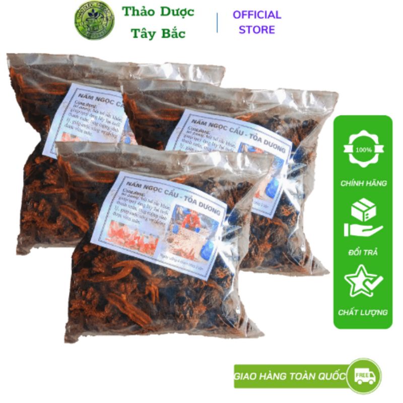 Nấm ngọc cẩu khô( nấm toả dương) ngâm rượu hàng đẹp gói 1kg