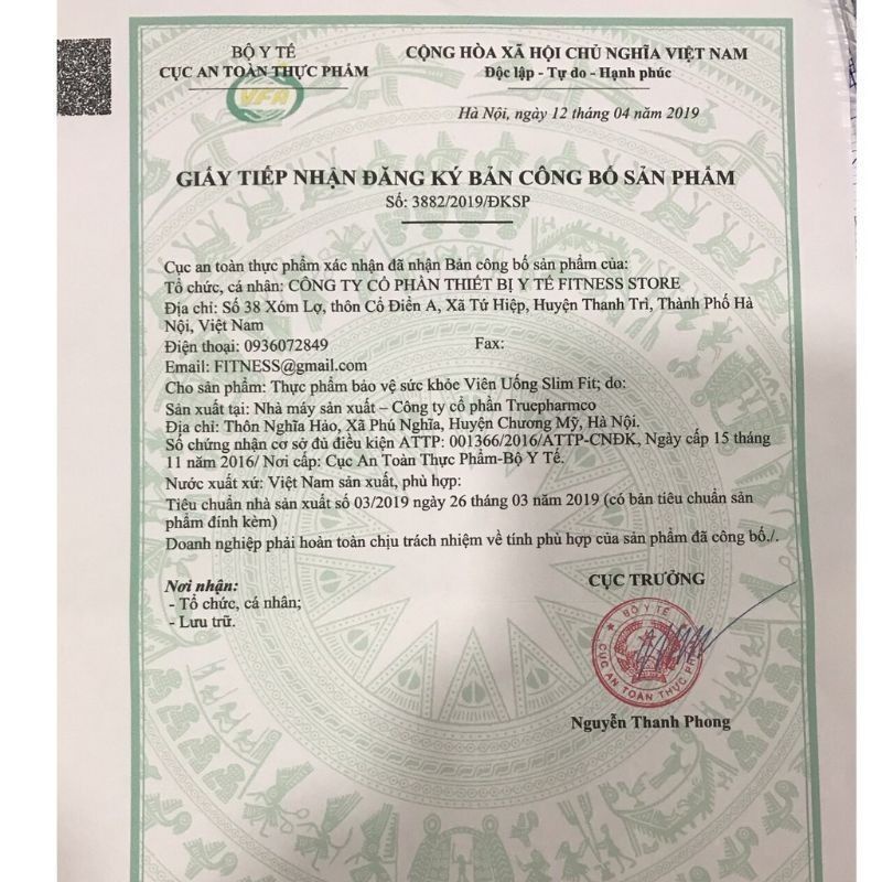 Viên uống giảm cân FIT