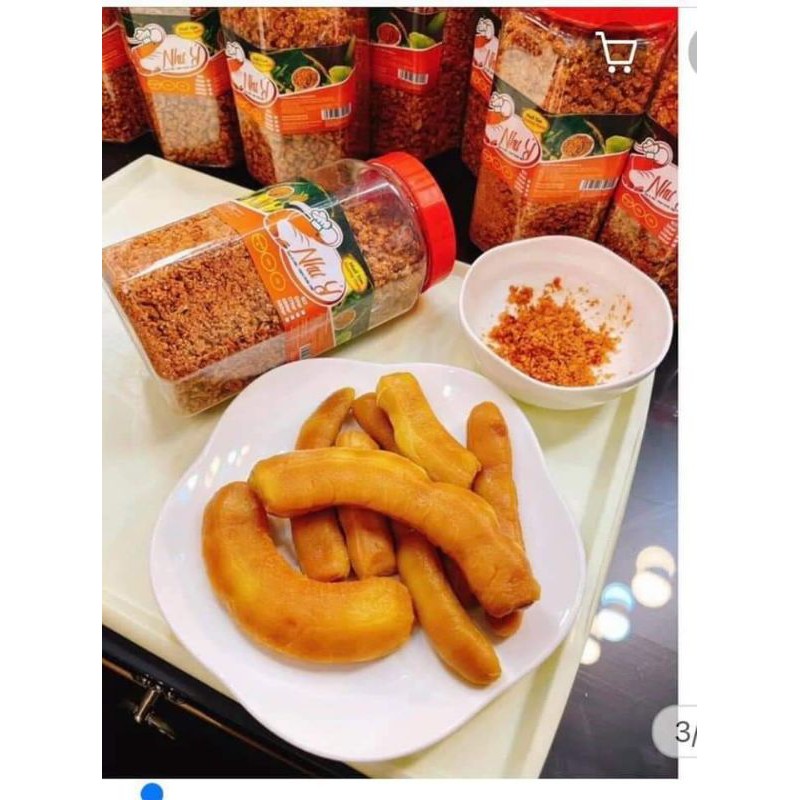 MUỐI TÔM NHƯ Ý THƯỢNG HẠNG CHẤM TRÁI CÂY SIÊU NGON HŨ 400GR - Lùn Con Food