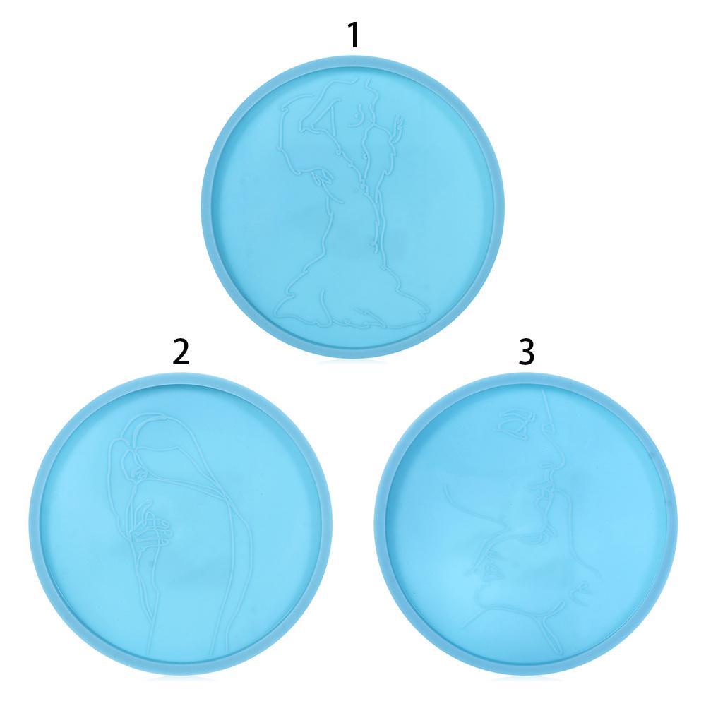 Khuôn Làm Đế Lót Ly Bằng Epoxy Resin Thiết Kế Quyến Rũ DIY