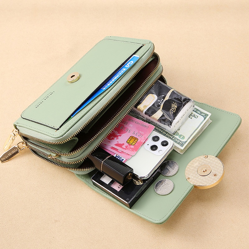 Túi xách IELGY Lingge hình vuông đựng điện thoại dải rộng thời trang Hàn Quốc phối thoải mái