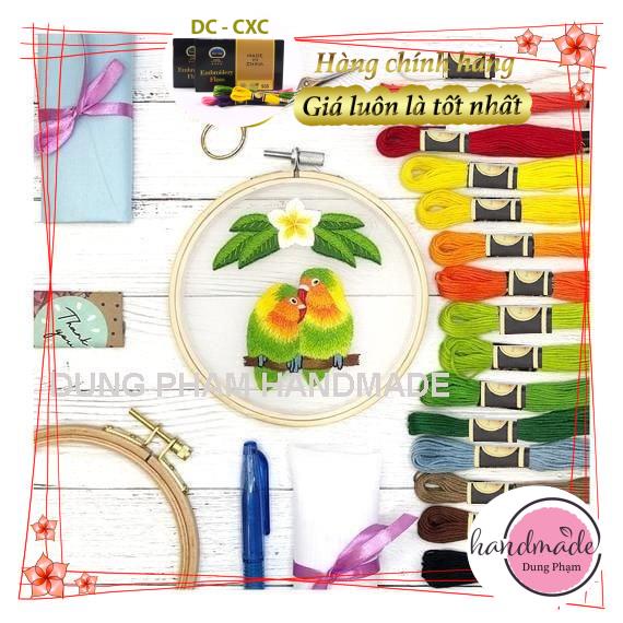 SET 15 TÉP CHỈ THÊU - MÀU NHƯ HÌNH - Chỉ thêu COTTON CXC  / M 36