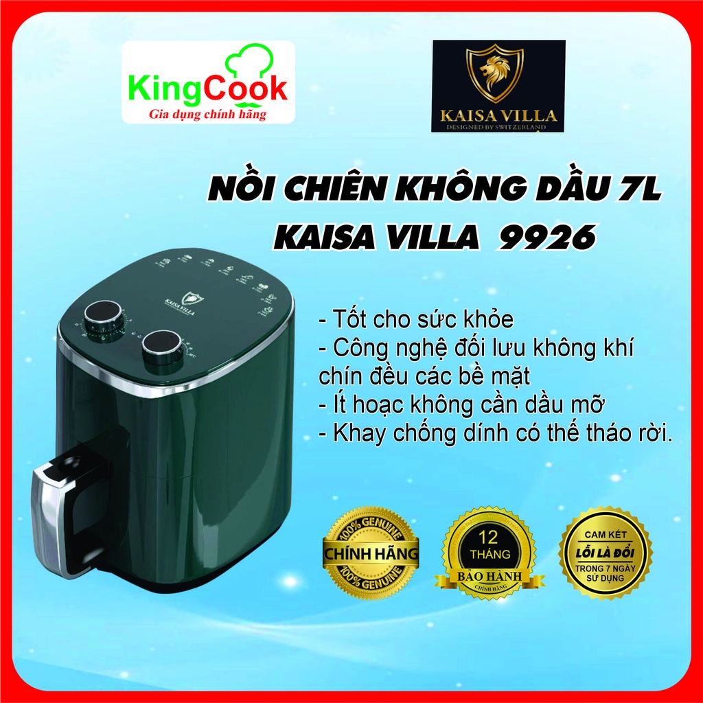 Nồi Chiên Không Dầu Kaisa Villa 9926