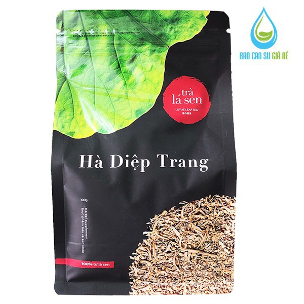 [BCS] [CHÍNH HÃNG] Thực phẩm bảo vệ sức khỏe Trà lá sen HÀ DIỆP TRANG túi 100gram