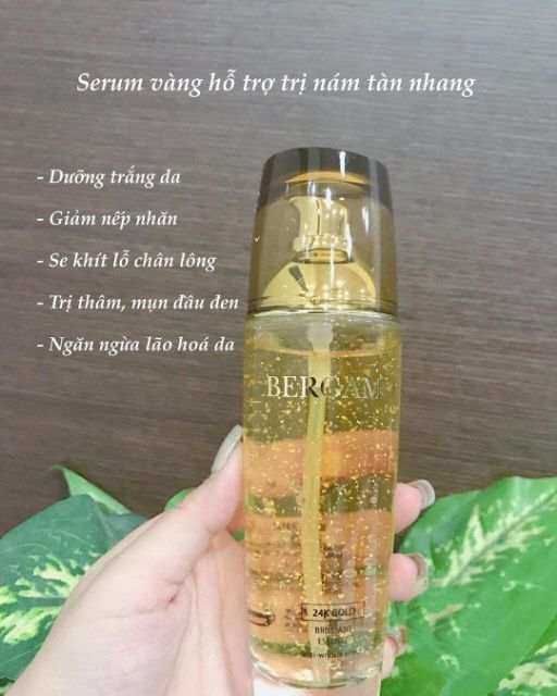 SERUM BERGAMO TRĂNG DA CHỐNG LÃO HÓA