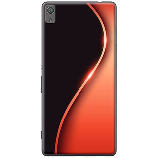 Ốp lưng Sony XA Ultra, XA1 Ultra, XA2 Ultra in hình Đường cong chữ S đỏ