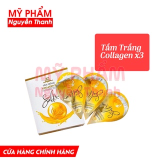 Tắm trắng body siêu trắng, tắm trắng cấp tốc collagen X3 đông anh hộp 3 gói chính hãng