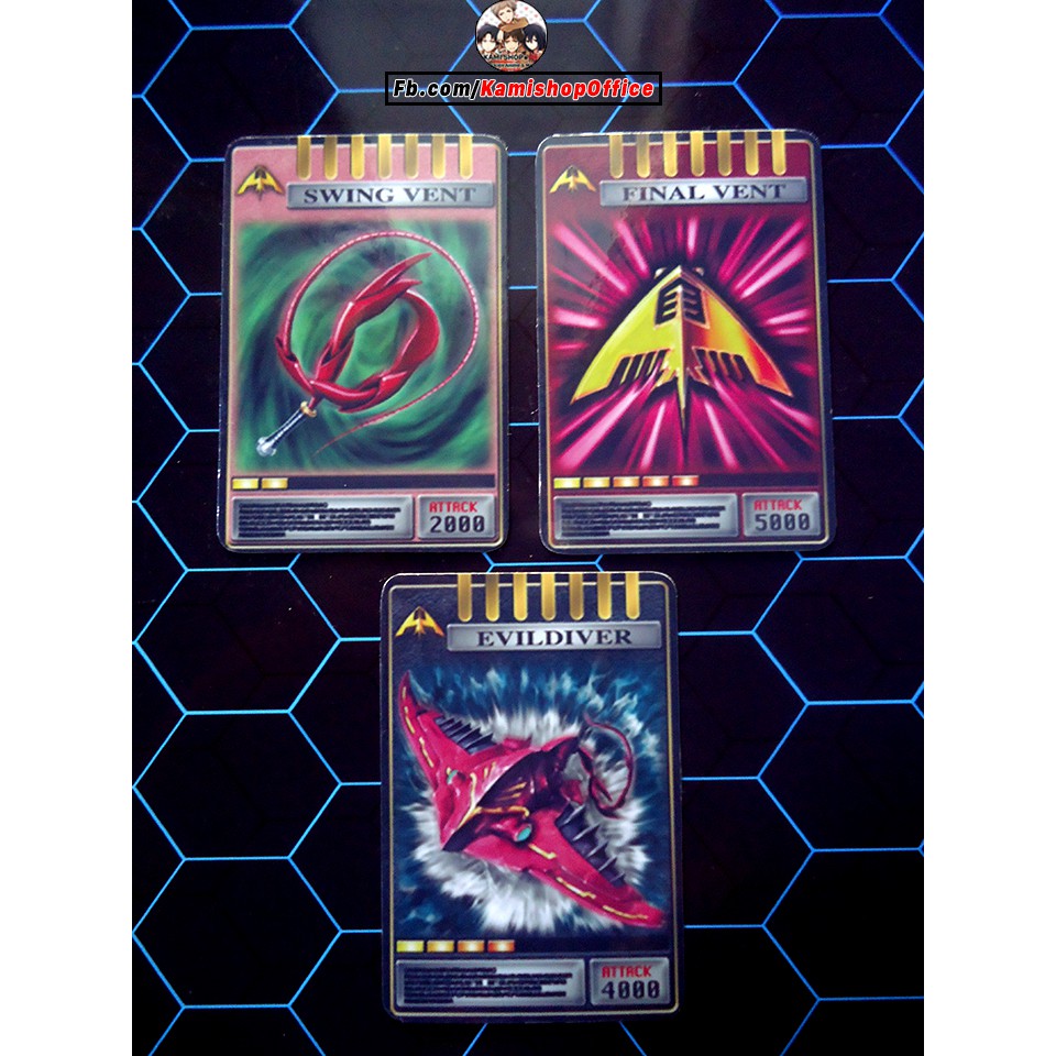 Set 3 thẻ Advent Raia - kích thước DX