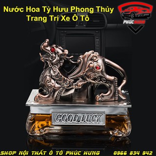 Tượng Tỳ Hưu Trang Trí Xe Ô Tô Kèm Nước Hoa Chống Say Xe Ô Tô