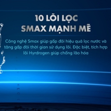 Máy lọc nước 10 lõi Karofi ERO100 màng RO Mỹ công nghệ Smax - Bảo hành 36 tháng
