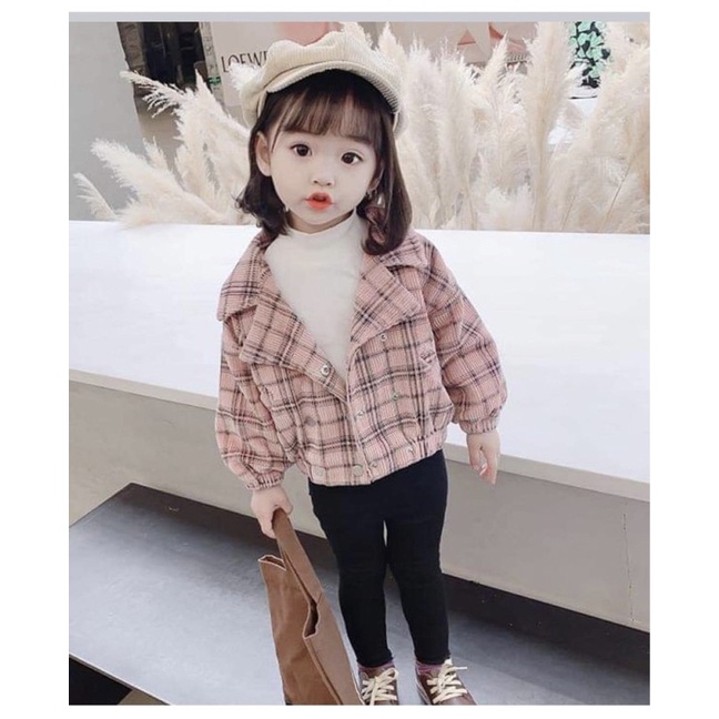 Áo khoát dạ cho bé gái sz 4-6 tuổi (hình chụp thật)