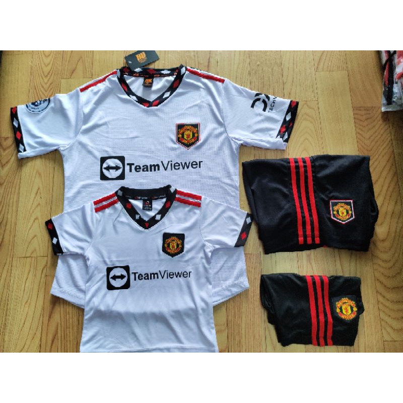 Bộ áo đấu clb MU trắng 2023 sân khách