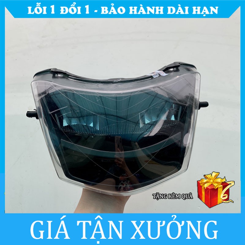 Đèn Xe Máy Đèn Pha Led 2 Tầng Wave ZHIPAT 1:1 GIÁ RẺ Đẹp Và Sáng Lắp Wave A 50 100 110