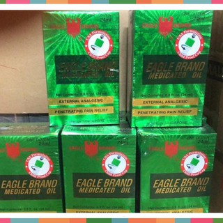 [Ngoại Nhập] Dầu gió xanh con Ó Eagle Brand 24ml